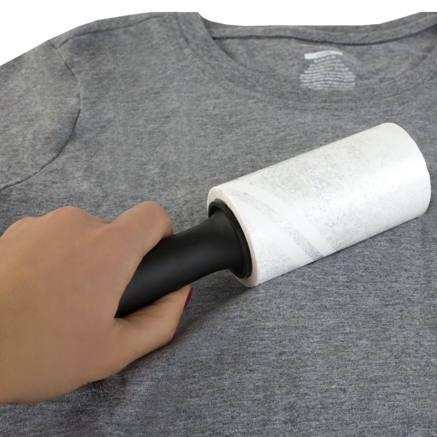 Home Basics 100 Sheet Lint Remover - Reusable Fabric Shaver for Clothes, Furniture & Pet Hair - Perfect for Sweaters, Blankets & Upholstery Care