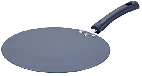 Non-Stick 290mm Concave Tawa Griddle for Roti & Chapati - 11.5 Inch Indian Flatbread Pan - Perfect for Home Cooking, Restaurants & Outdoor Camping