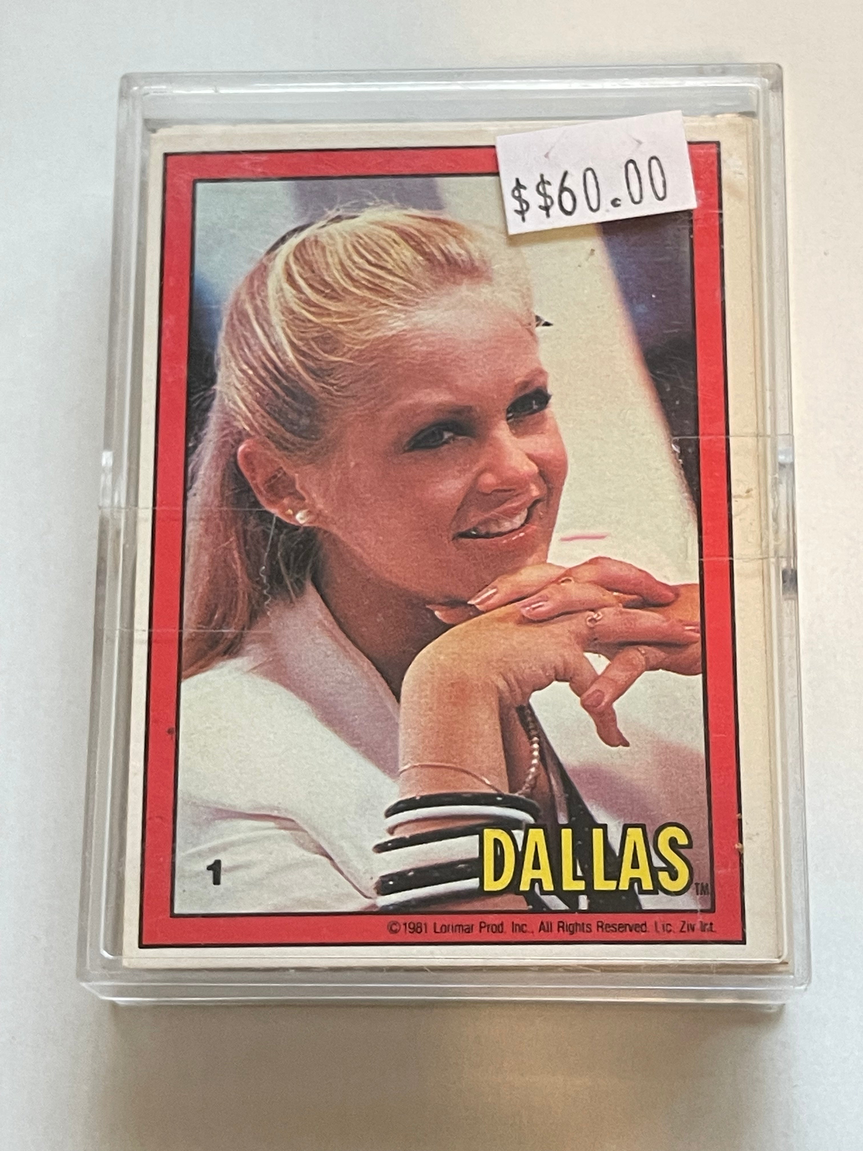 Dallas TV Show Trading Cards Complete Set 1981 - Vintage Collectibles for Fans & Memorabilia Enthusiasts | Perfect for Display, Gifts & Nostalgic Collections