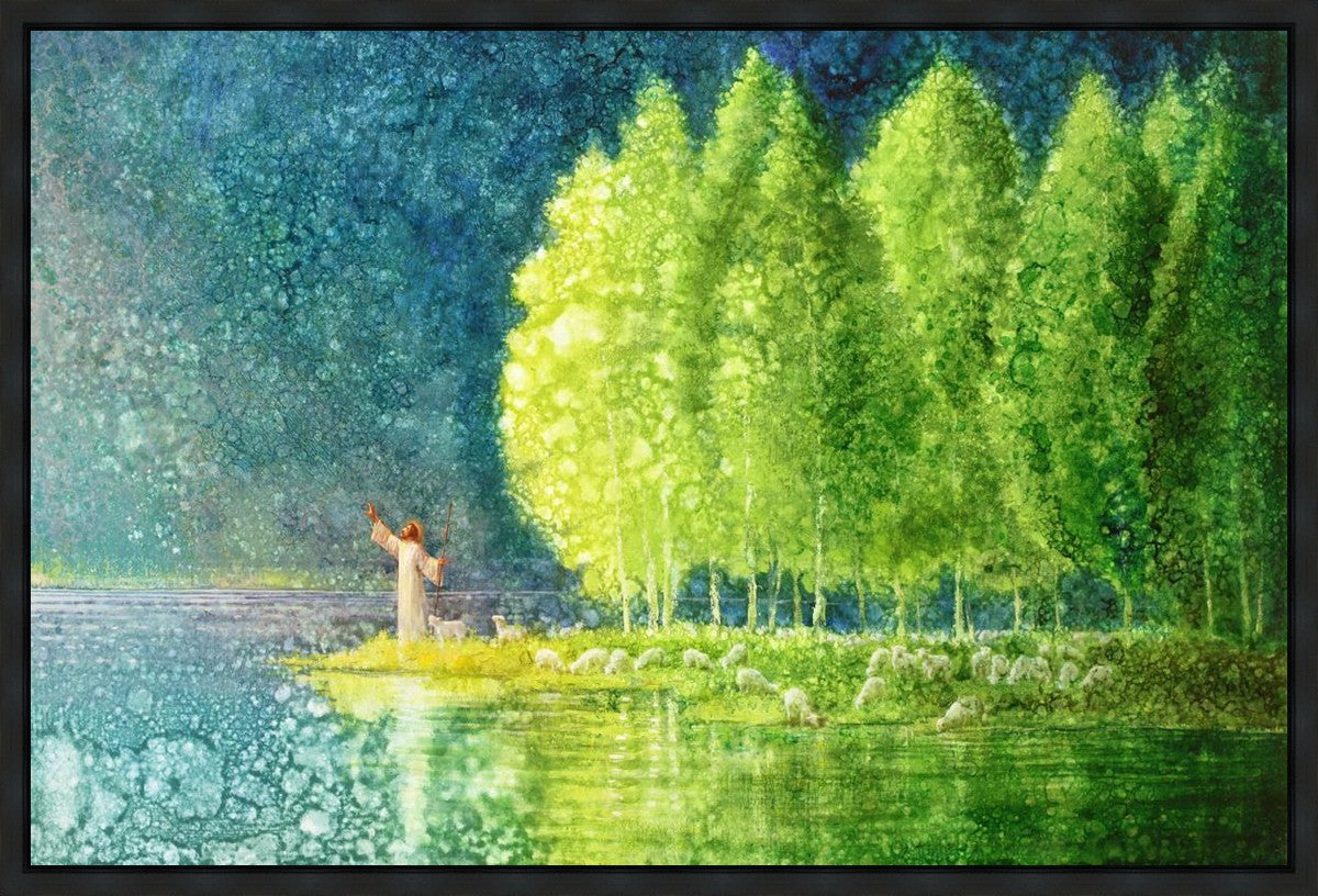Beside Still Waters Gallery Wrap Canvas Art - Handmade Wall Decor for Living Room, Bedroom & Office - Perfect for Home, Gifts & Interior Design