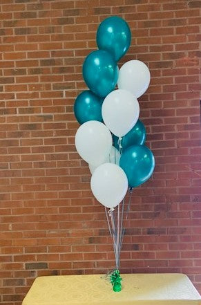 10 Pack Helium Balloon Centerpieces for Party Decorations - Birthday, Wedding, Baby Shower & Graduation Decorations - Elegant Floating Balloon Decor for Tables & Events