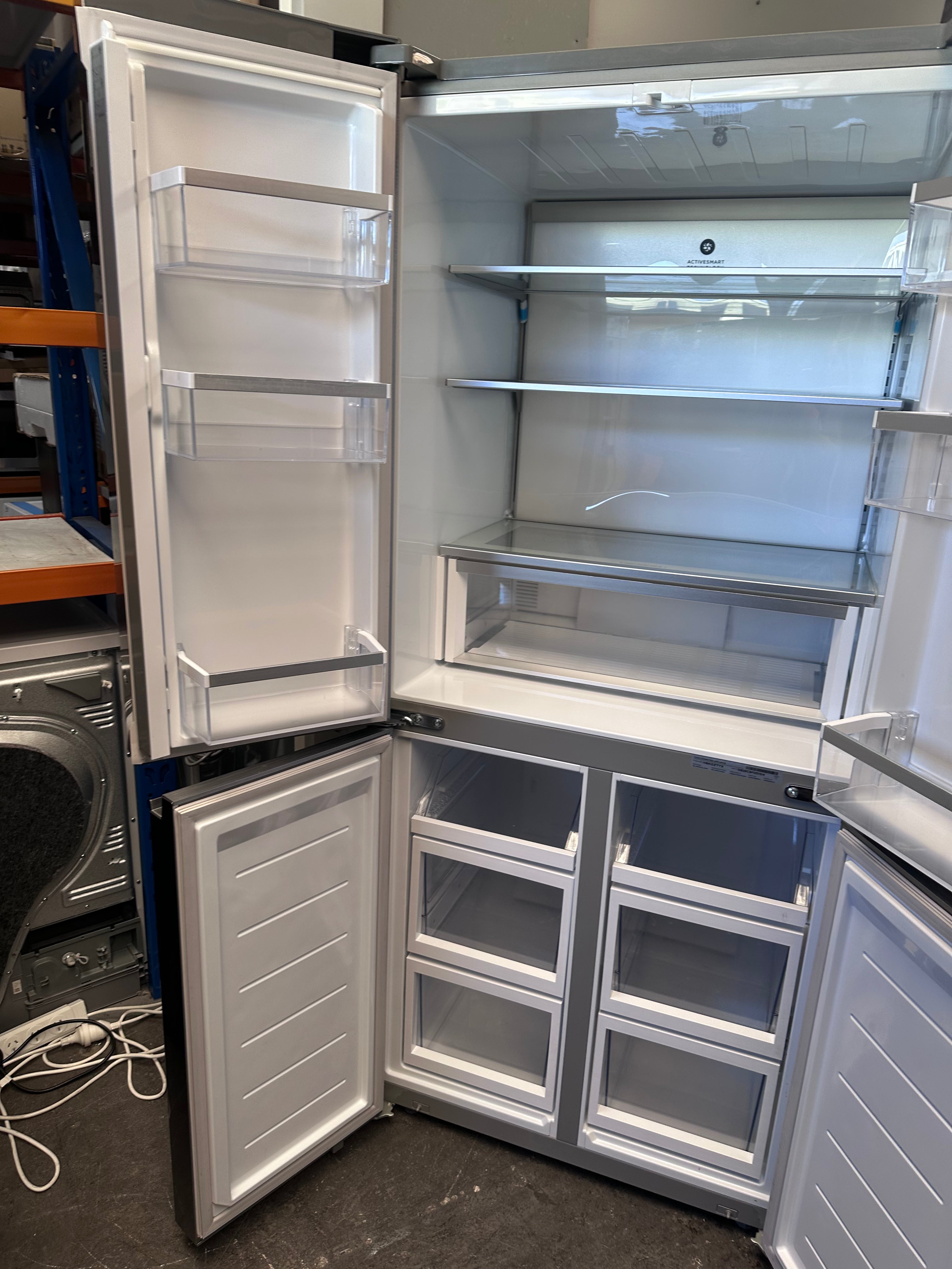 Fisher & Paykel RF500QNX1 498L Quad Door Refrigerator - Stainless Steel Series 7 | Factory Second | Perfect for Modern Kitchens & Open-Plan Living Spaces