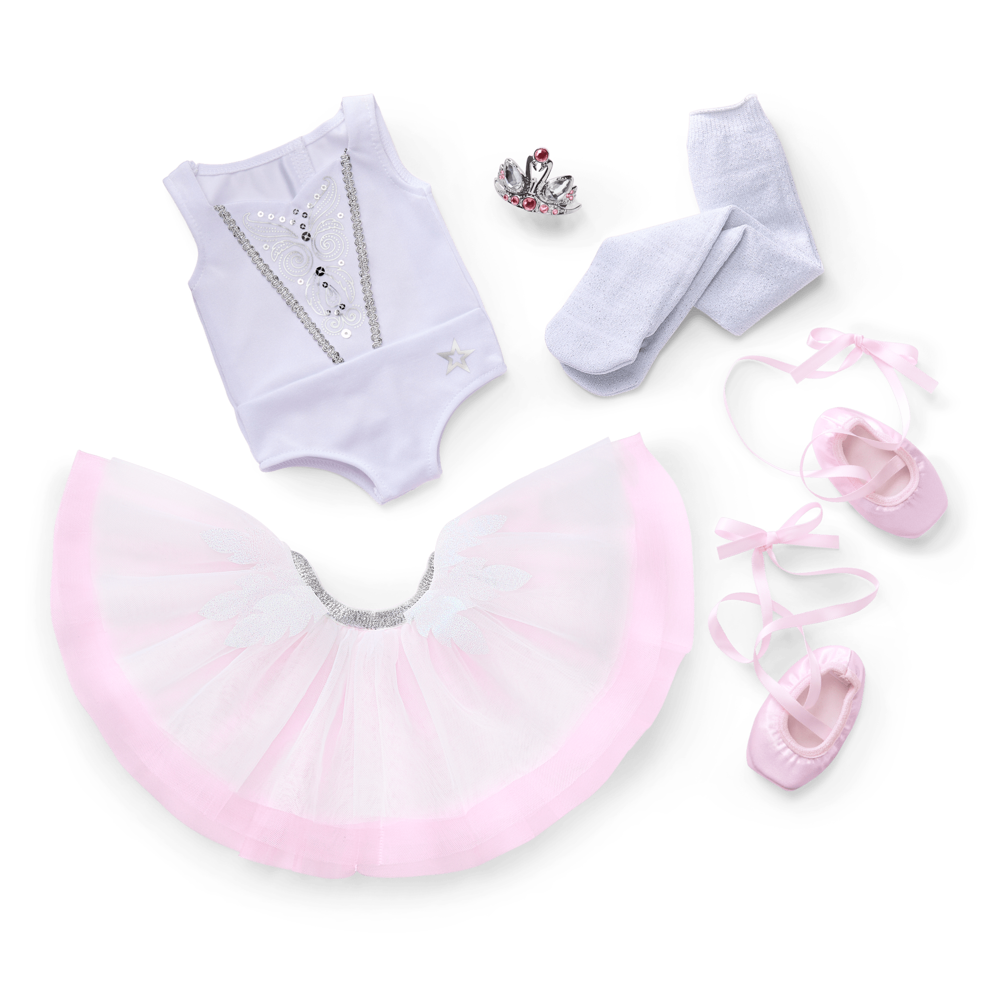 18 Inch Doll Ballet Recital Costume - My First Dance Outfit for American Girl Dolls - Perfect for Ballet Performances, Recitals & Dress-Up Play