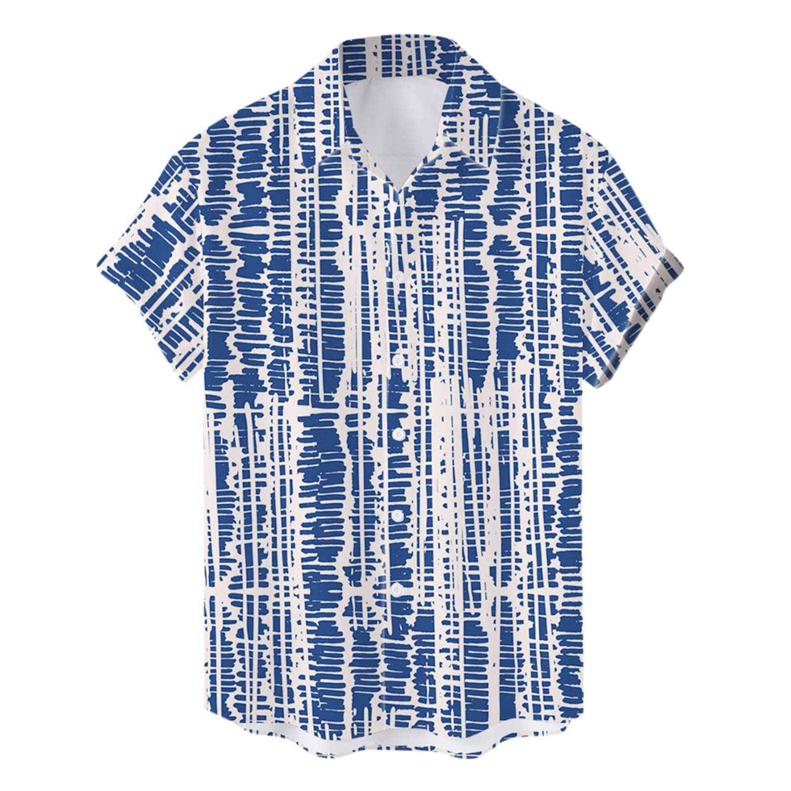 Boys Hawaiian Shirt Short Sleeve Button Down - Cool Tropical Print Golf Shirts for Men & Kids - Casual Summer Dress Shirt for Beach, Party & Vacation