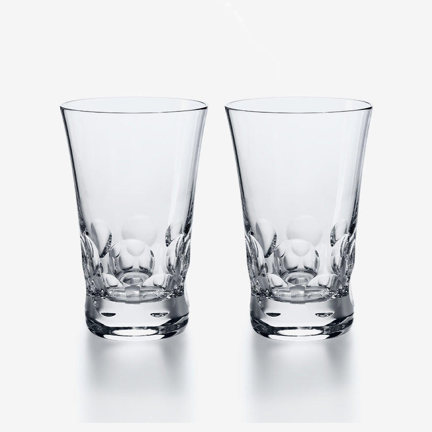 Luxury Baccarat Crystal Beluga Highball Glasses Set of 2 - Elegant Drinkware for Cocktails, Whiskey & Entertaining at Home