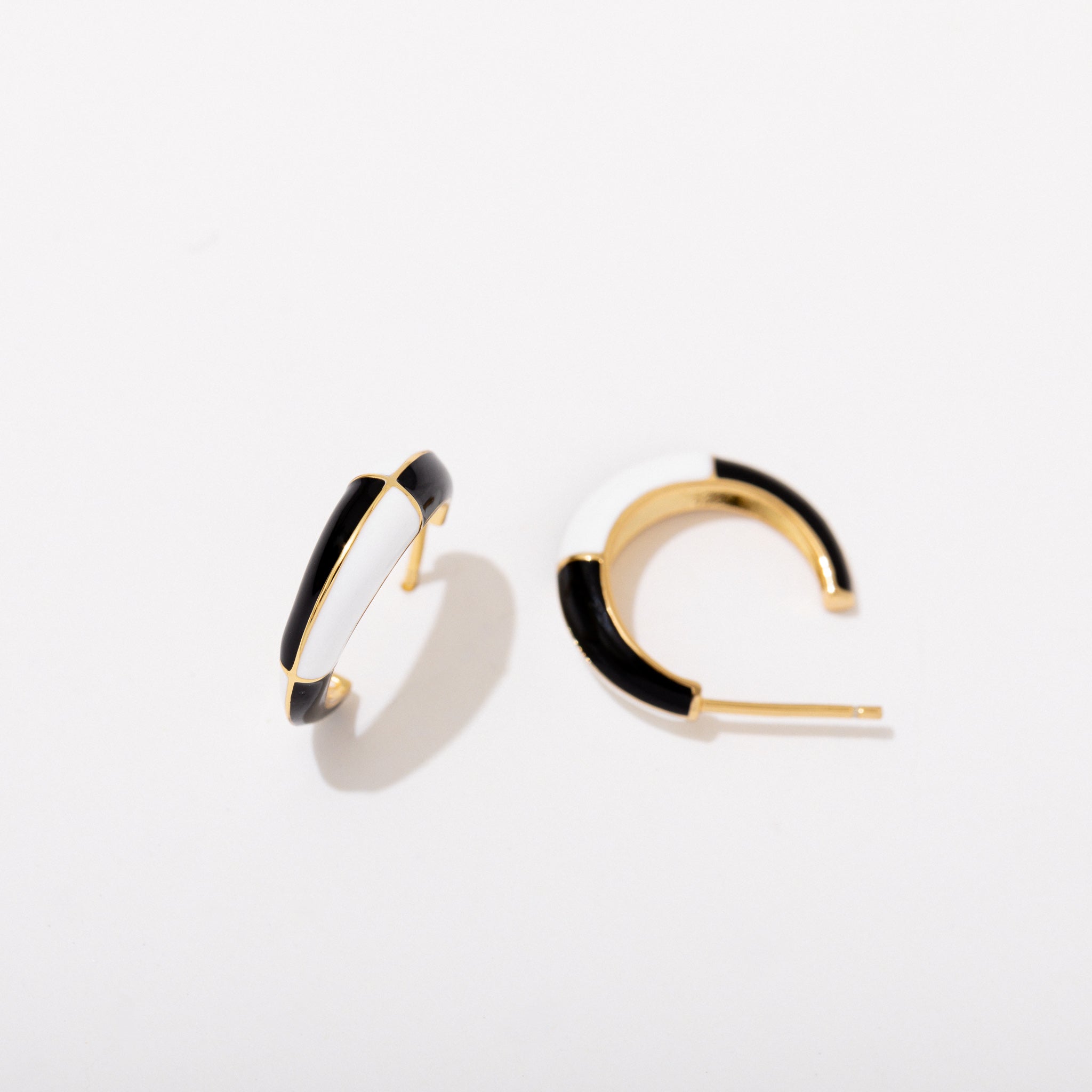 Checker Hoops Earrings for Women - Trendy Checkered Pattern Dangle Hoops | Perfect for Casual Wear, Parties, and Everyday Fashion