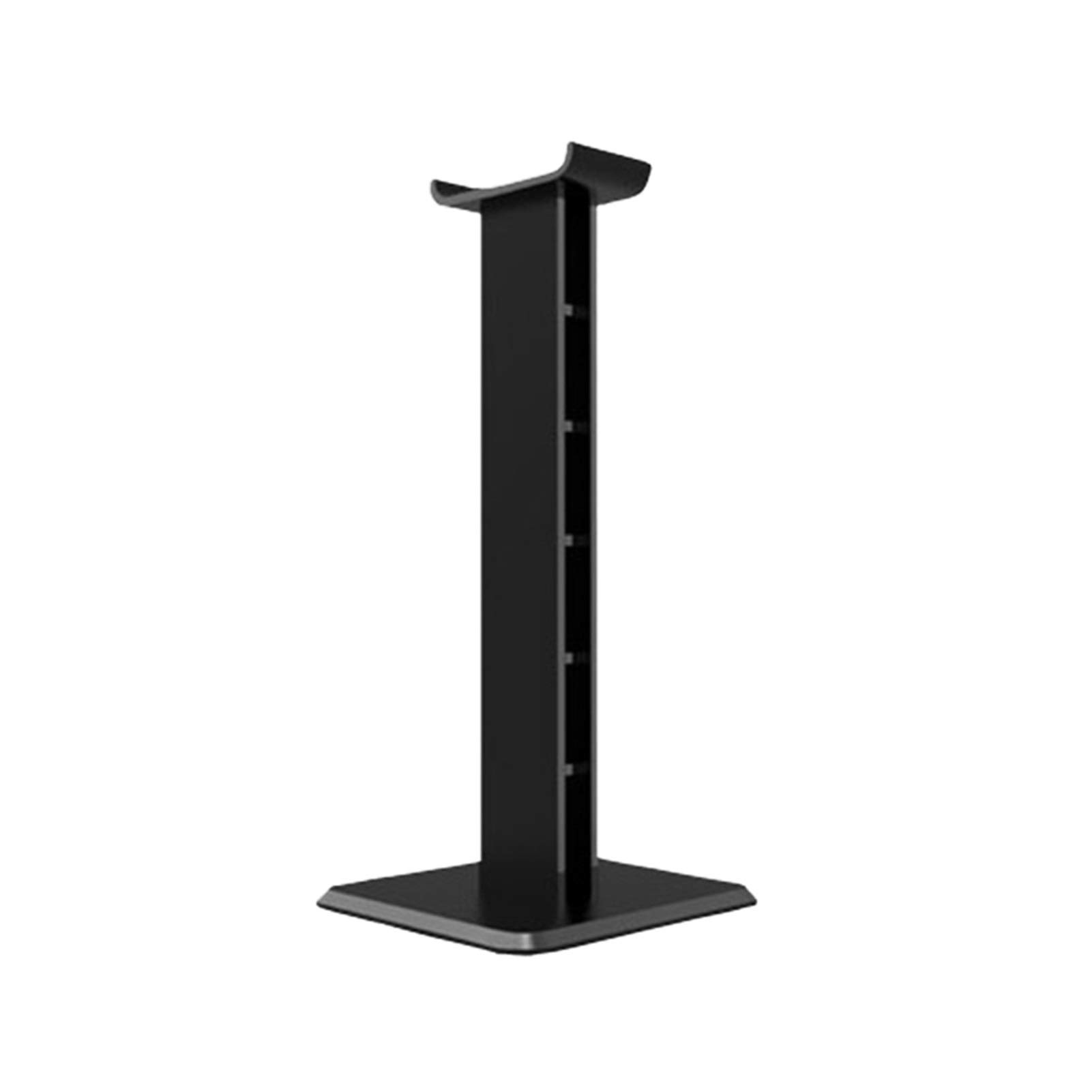 TOMYEUS Black Headphone Stand - Gaming Headset Holder with Hook, Earphone Rack for Desk, Computer, Internet Cafe - Durable Head-Mounted Bracket for Organized Workspace & Gaming Setup