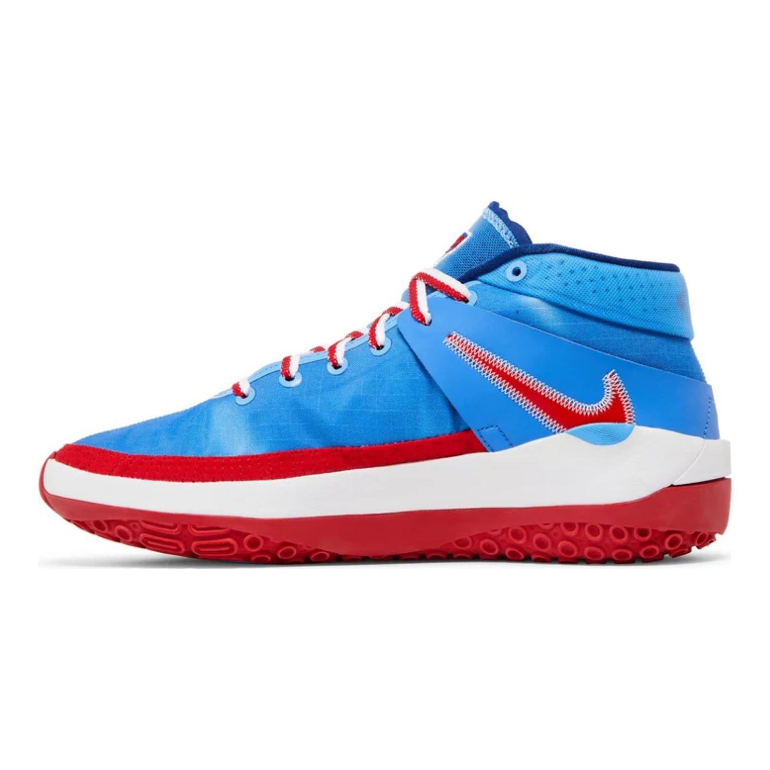 Nike KD 13 Basketball Shoes - University Blue, White & Red Colorway - High-Performance Court Sneakers for Men | Perfect for NBA Games, Training & Streetwear Fashion