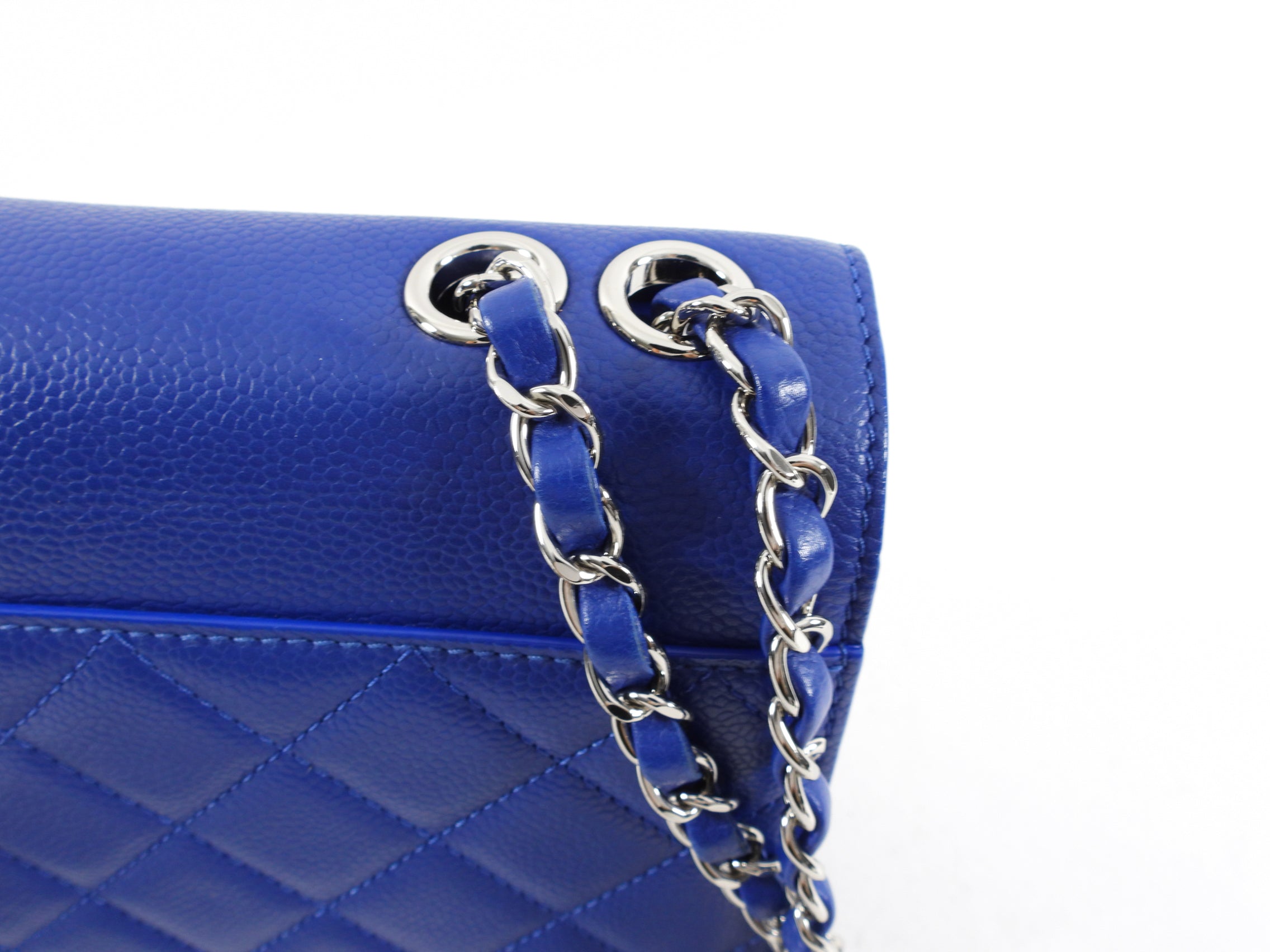 Chanel Cobalt Blue Small CC Box Chain Flap Bag - Luxury Designer Crossbody Purse for Women | Perfect for Evening Parties, Date Nights & Special Occasions