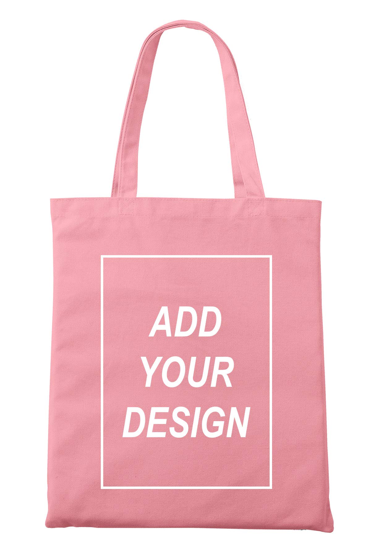 Custom Personalized Women's Tote Bag - Eco-Friendly Canvas Shopping Bag with Your Own Design - Perfect for Groceries, Beach Trips & Daily Use