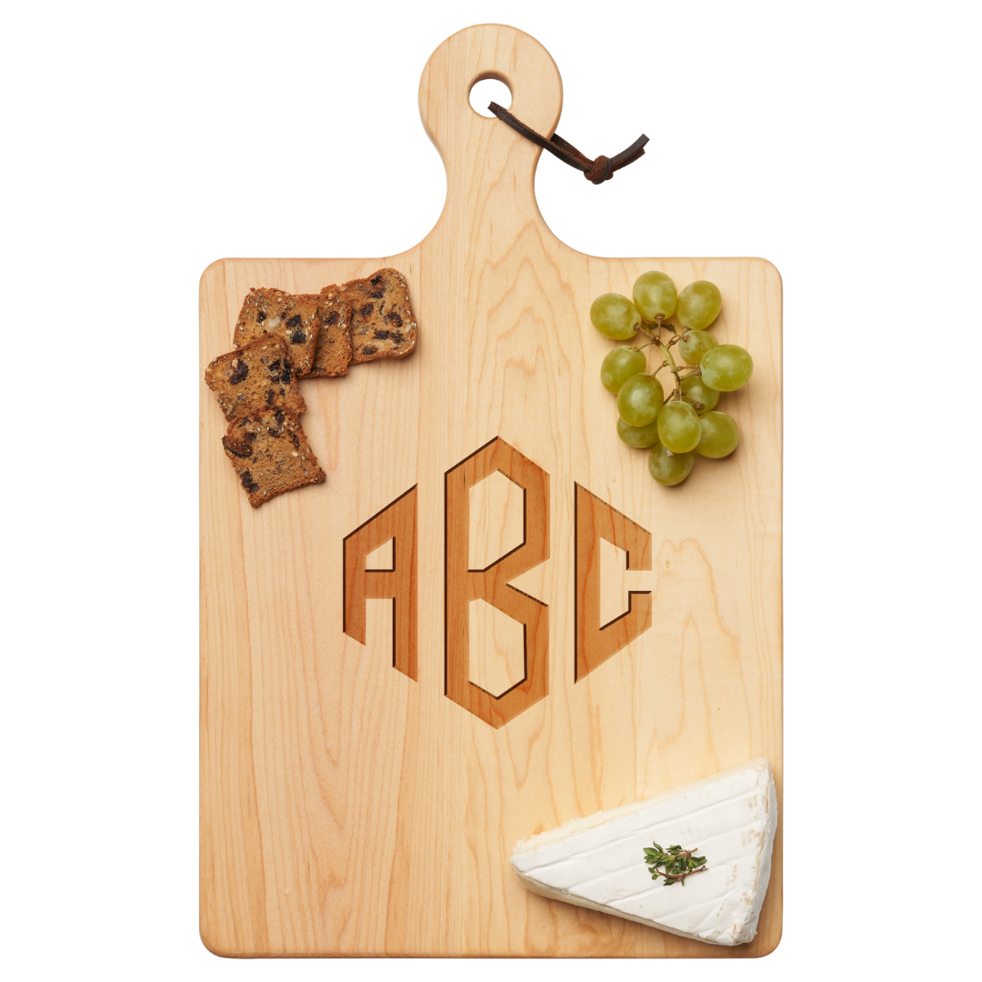 Custom Engraved Maple Wood Paddle Board - Personalized 16x10 Inch Handcrafted SUP for Lakes, Rivers & Coastal Paddling - Unique Gift for Paddle Board Enthusiasts