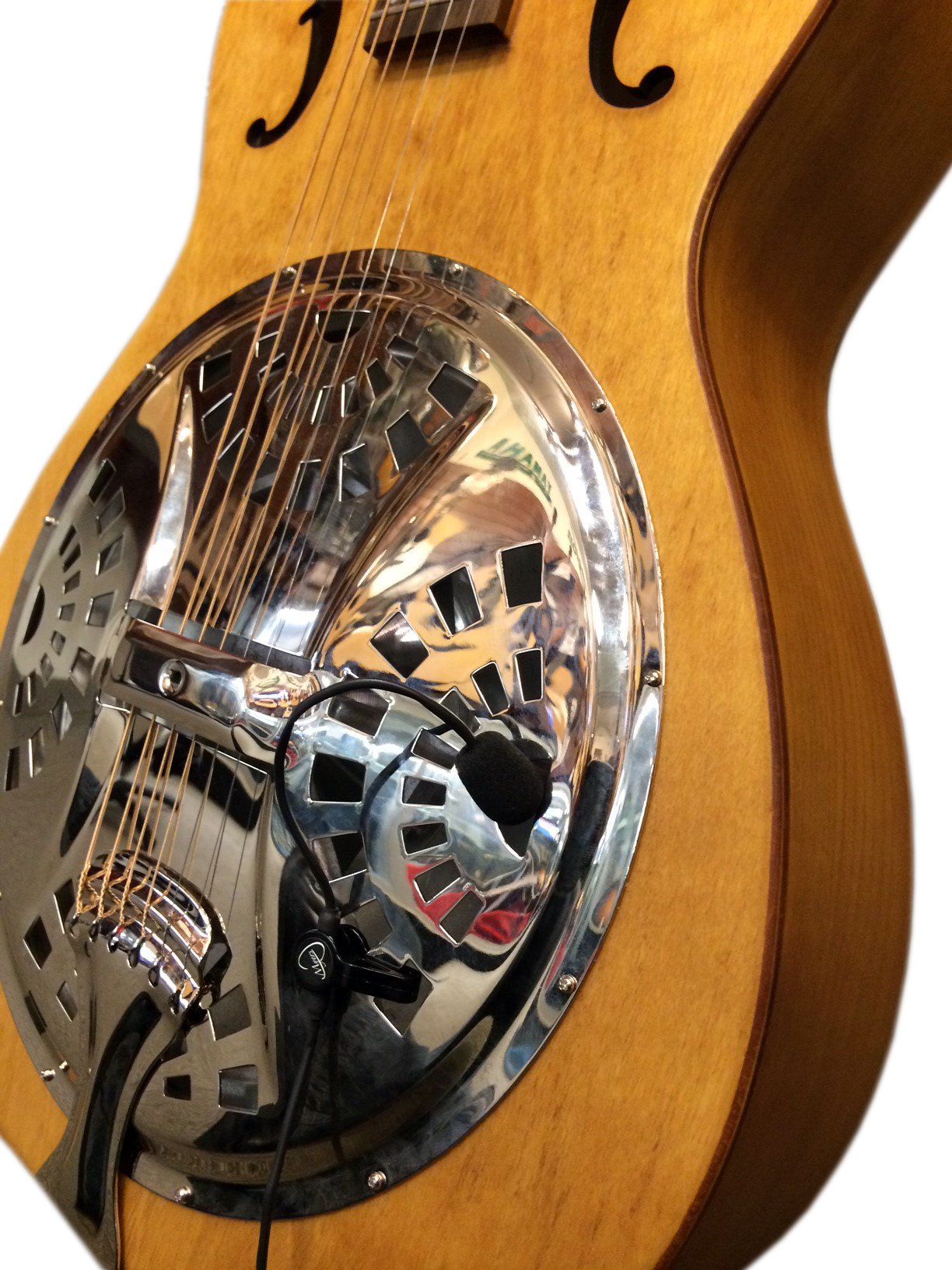 Myers Pickups The Feather Banjo Pickup with Flexible Micro-Gooseneck - Professional Acoustic Banjo Transducer for Live Performances & Studio Recording