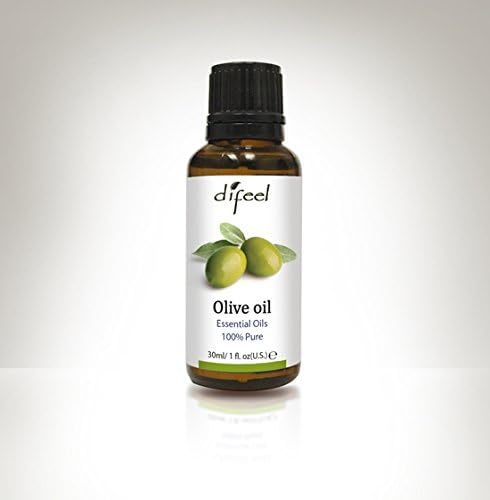 Difeel Olive Oil Hair & Essential Oil 3-Piece Set for Deep Conditioning, Scalp Treatment & Hair Growth - Perfect for Dry, Damaged Hair & Relaxing Aromatherapy