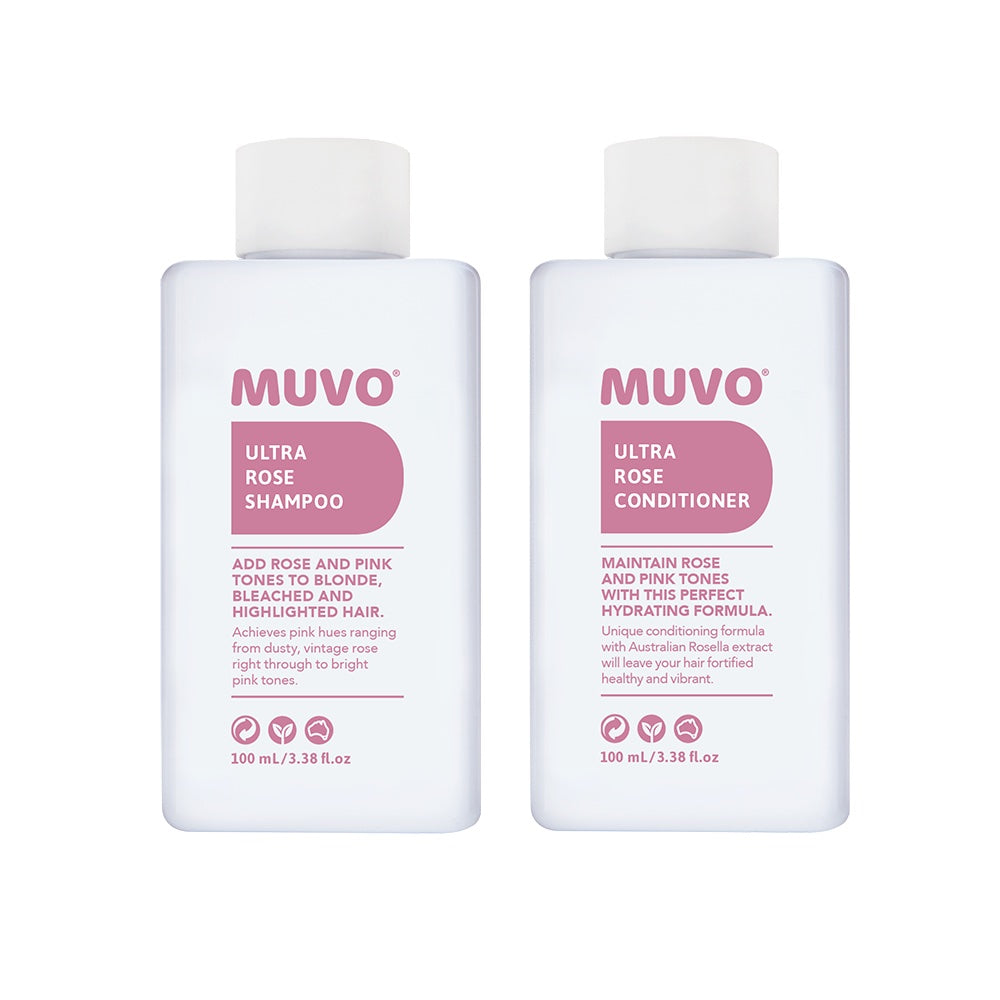 Muvo Ultra Rose Petite Pair - Wireless Earbuds with Noise Cancelling, Bluetooth 5.0 for iPhone & Android - Perfect for Gym, Running & Travel