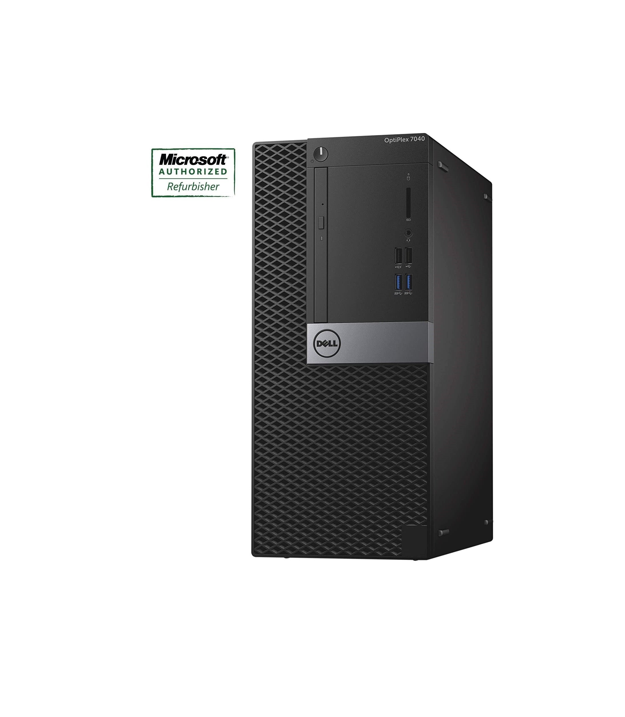 Refurbished Dell OptiPlex 7040 Tower PC - Intel Core i5-6400 2.7GHz, 8GB RAM, 1TB HDD, Windows 10 Pro - Ideal for Home Office, Business & Gaming