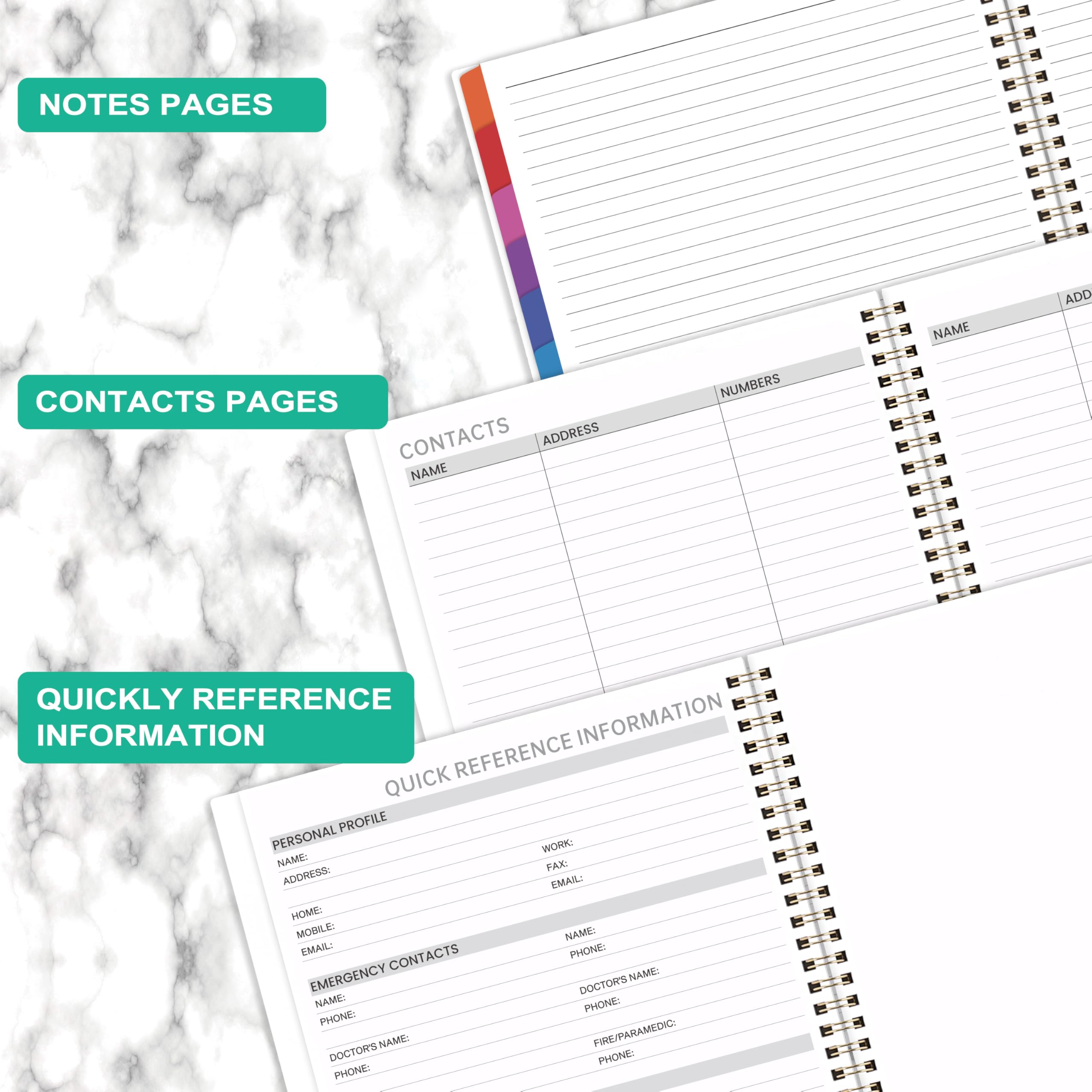 2025-2026 Appointment Planner - Daily & Weekly Organizer with 30-Minute Intervals, July 2025 to June 2026, 9