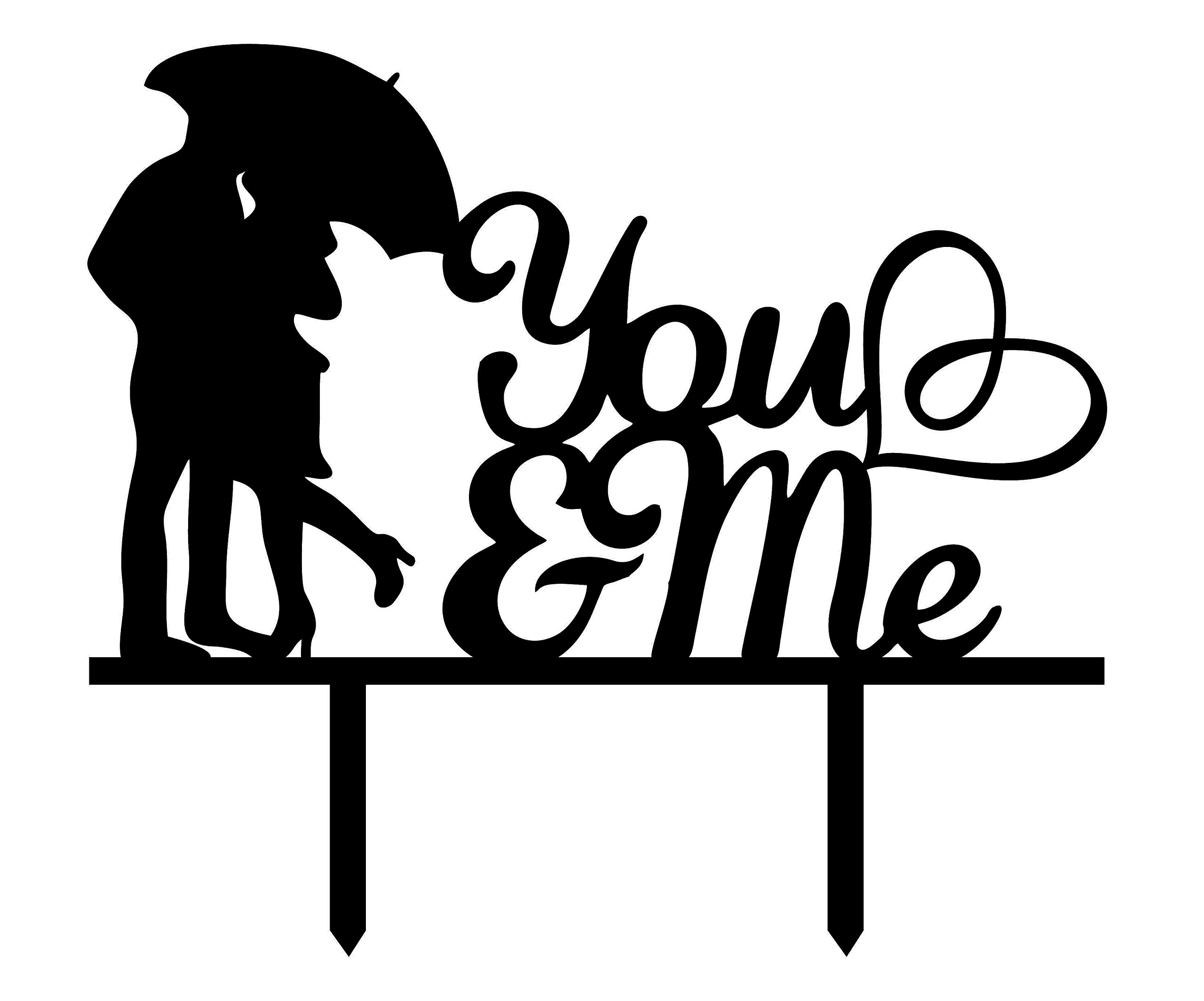 Custom Couple Wedding Cake Topper - Personalized 