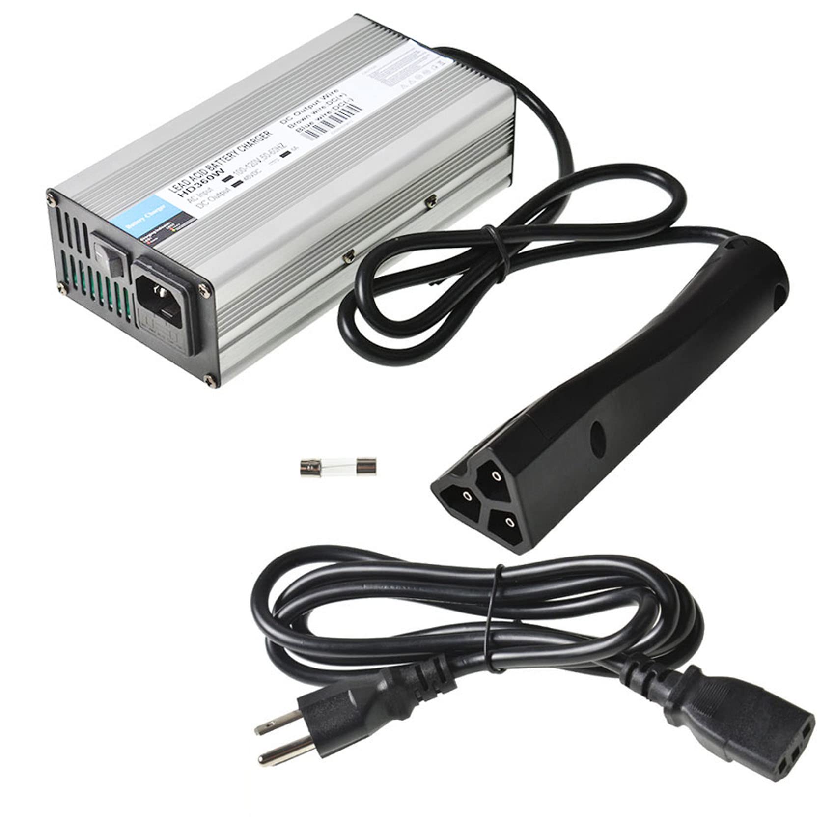 48V 6A Golf Cart Battery Charger Replacement for EZGO Club Car DS TXT Yamaha - Fast Charging & Reliable Power for Golf Carts, Perfect for Home, Course & RV Use