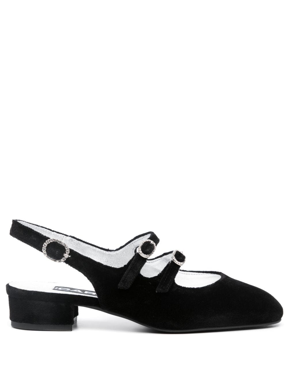 CAREL PARIS Women's Black Flat Shoes - Comfortable & Stylish for Work, Travel & Everyday Wear