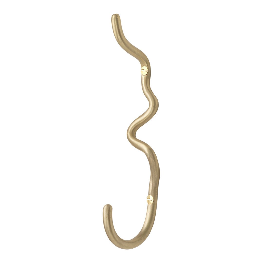 Ferm Living Curvature Hook - Modern Wall Hook for Coats, Hats & Bags - Perfect for Entryway, Bedroom & Bathroom Organization