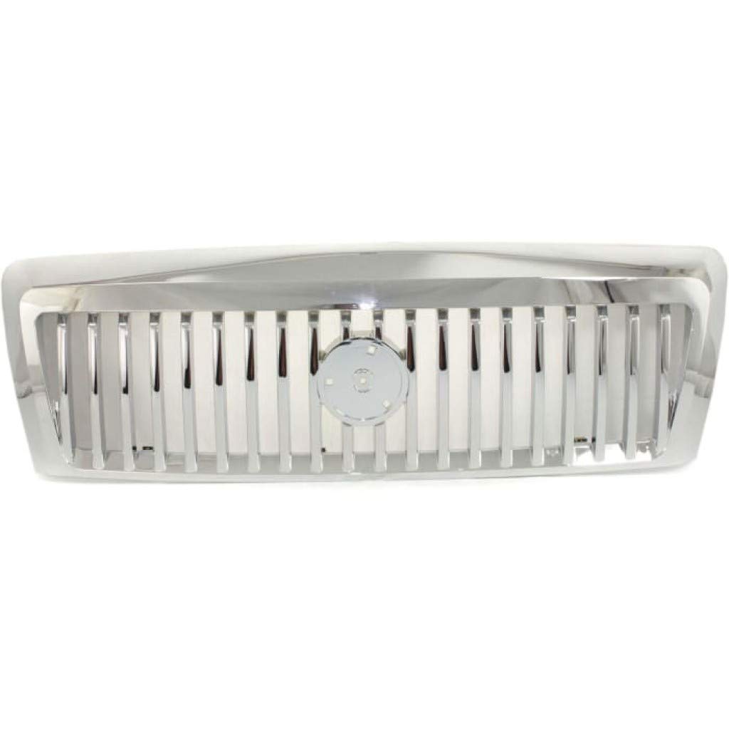 2006-2011 Mercury Grand Marquis Chrome Plastic Grille Assembly - FO1200490 | 6W3Z8200AA | Front Bumper Replacement for Enhanced Vehicle Appearance & Protection