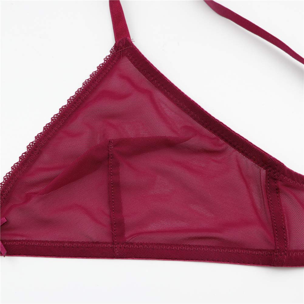 CYHWR Sheer Mesh Transparent Unlined Bra - Sexy Wireless Bralette for Women | Comfortable Everyday Wear & Intimate Occasions