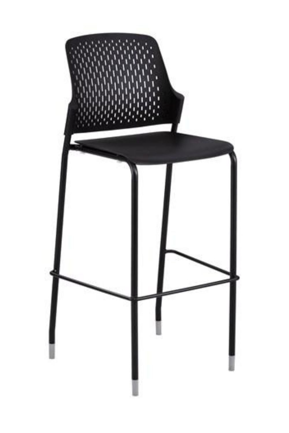Safco Next Polypropylene Bistro Chair - Set of 2, Stackable Outdoor Dining Chairs for Patio, Cafe & Restaurant Use
