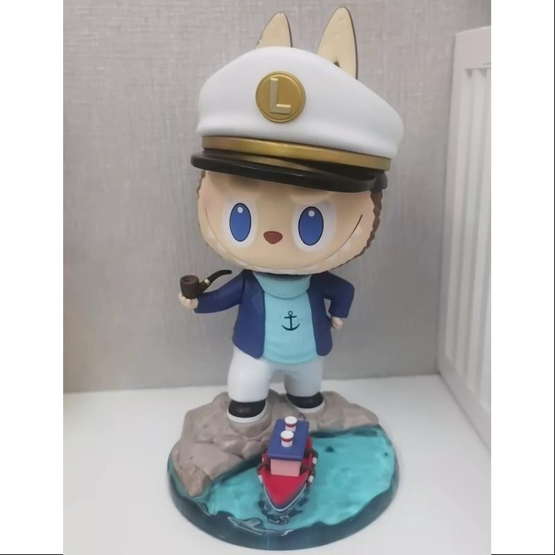 Labubu The Monsters Captain Figurine - Limited Edition Collectible Toy for Display & Gifts | Anime Decor, Pop Culture Collection, Kawaii Home Decor