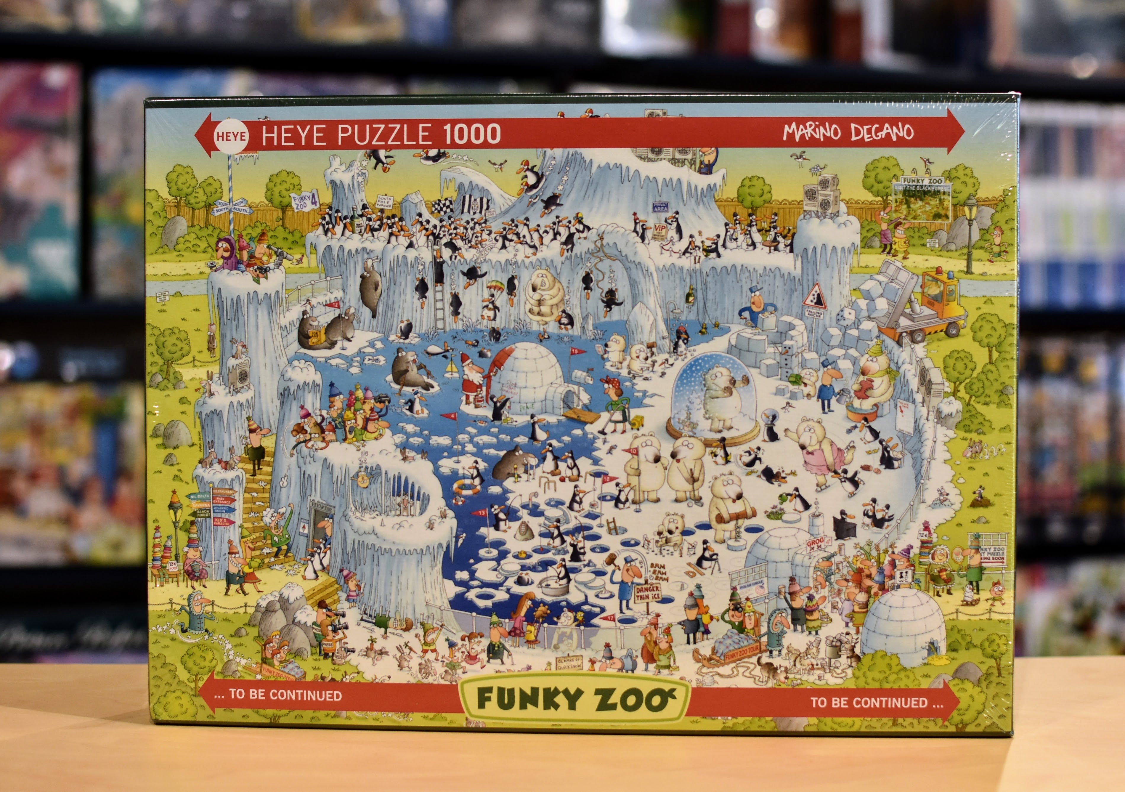 Heye 1000 Piece Jigsaw Puzzle - Funky Zoo Polar Habitat Animal Wildlife Puzzle for Adults & Teens | Perfect for Family Game Night, Stress Relief & Home Decor
