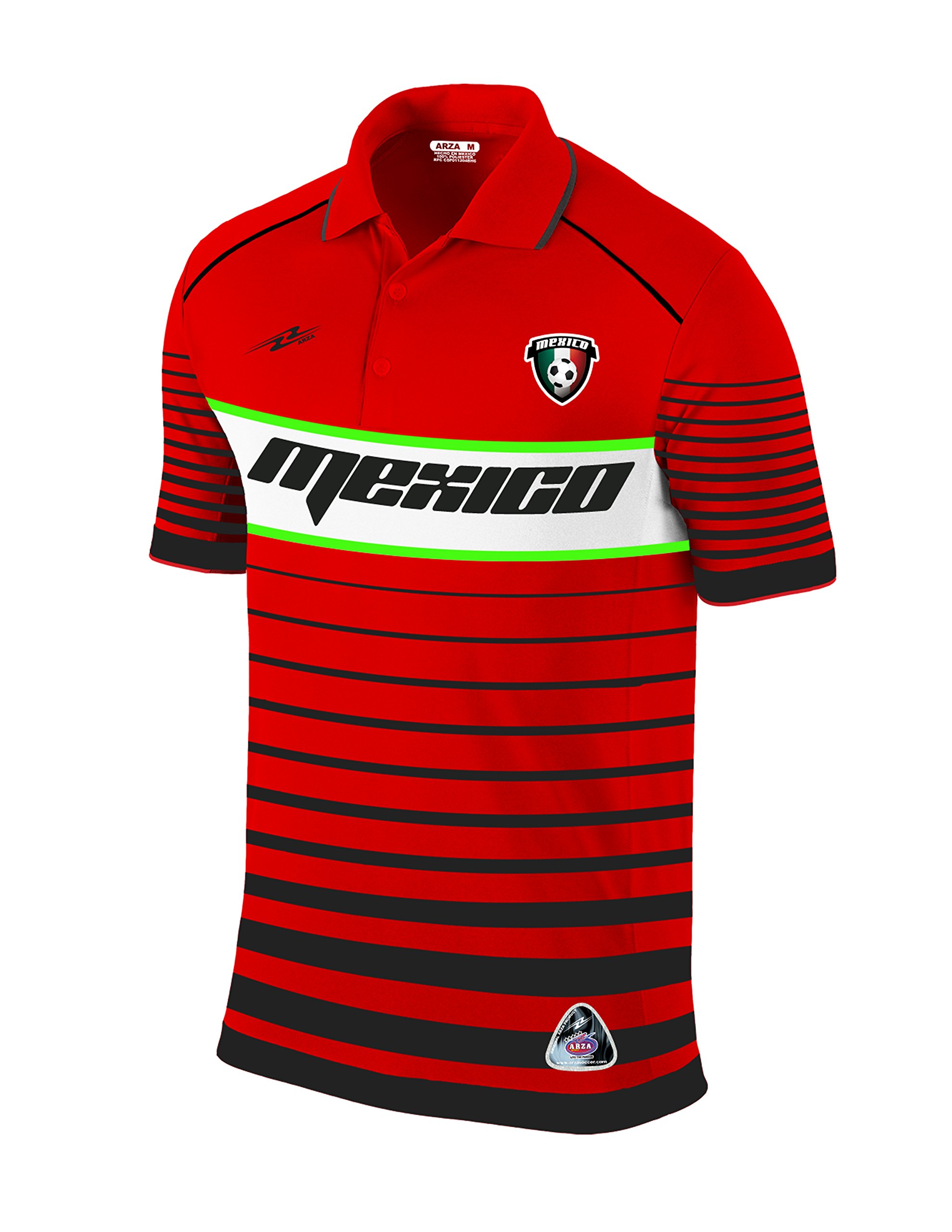 Mexico Soccer Jersey Men's Polo Shirt - Authentic Football Uniform for Fans & Players - Perfect for Games, Training & Casual Wear