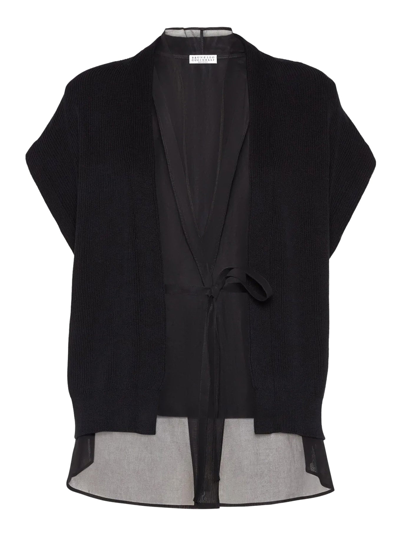 Stylish Multi-Layer Cardigan with Jewelry Accents - Perfect for Fall Layering & Evening Outfits