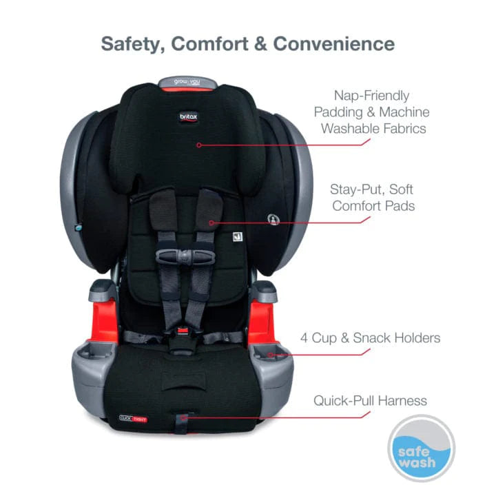 Britax Grow With You ClickTight Plus Convertible Car Seat - Safe & Comfortable for Infants to Toddlers - Perfect for Family Travel & Everyday Use