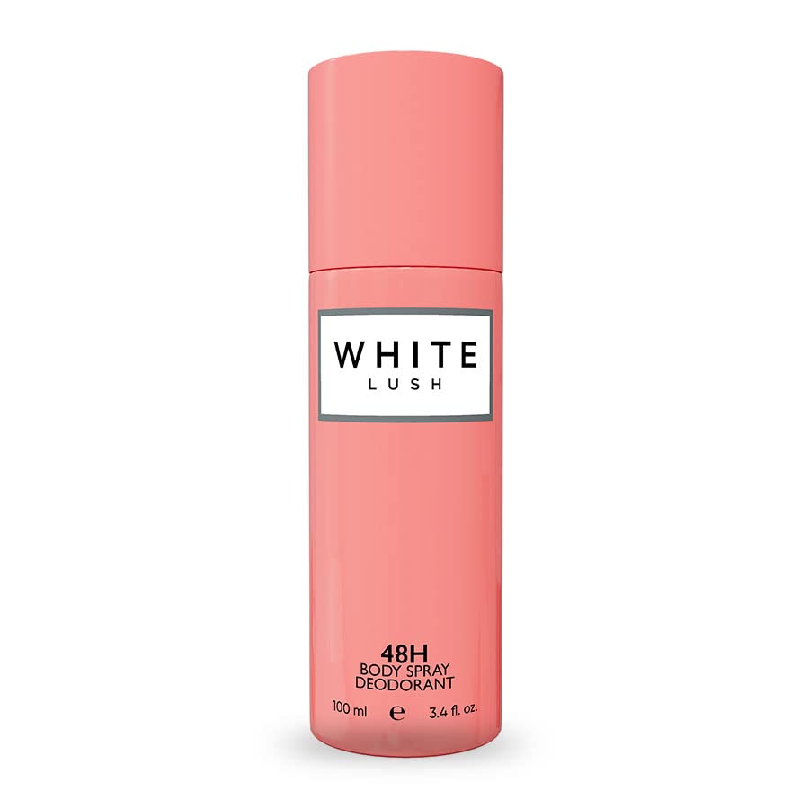 Colorbar White Lush Deodorant for Women & Girls - 100ml Fresh Scent Long-Lasting Protection | Perfect for Daily Use, Gym & Outdoor Activities