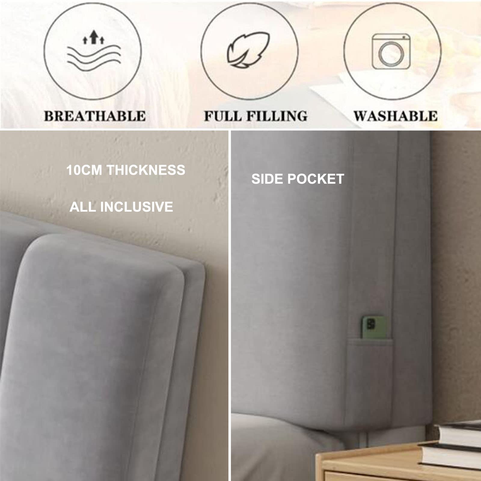 King Size Headboard Rest Cushion - 78.7