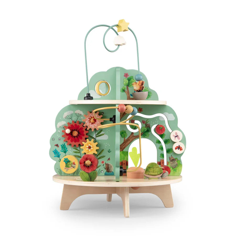 Three Little Rabbits Wooden Activity Garden Toy - Montessori Learning & Play for Toddlers - Perfect for Indoor & Outdoor Fun