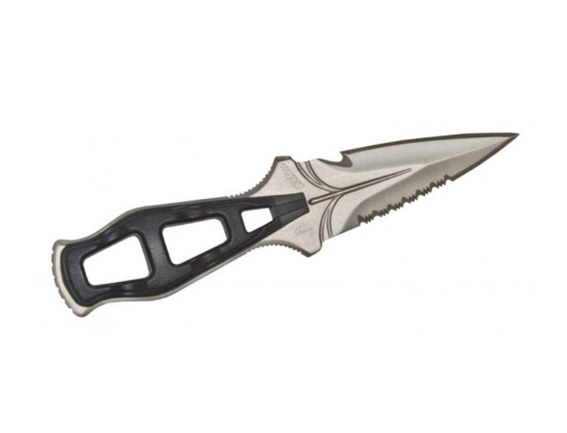Aquatec Raptor Divers Knife - Professional Scuba Diving Knife with Blunt or Pointed Tip | Perfect for Underwater Safety, Cutting Ropes & Marine Activities