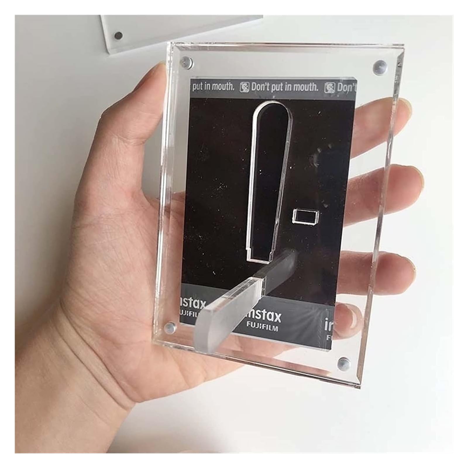 Acrylic Photo Frame - 8mm Thick Clear Rectangular Tabletop Display for Office & Home Decor | Perfect for Wedding Photos, Graduation Pictures, and Wall Art Displays