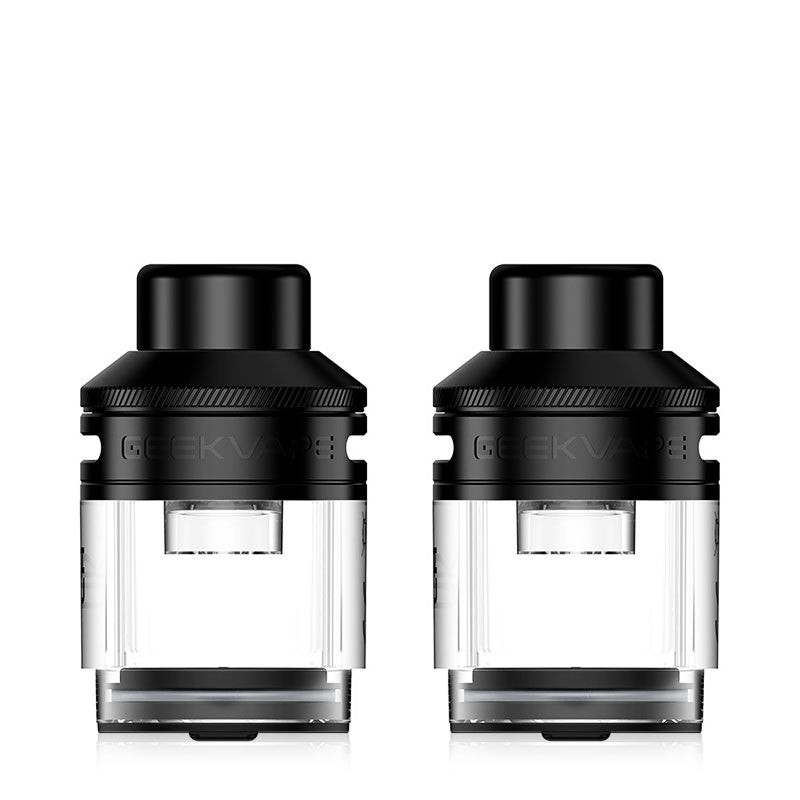 GeekVape E100 (Aegis Eteno) & E100i Replacement Pods - 2 Pack Compatible Pod Cartridges for Vape Mod - Perfect for Travel & Outdoor Vaping