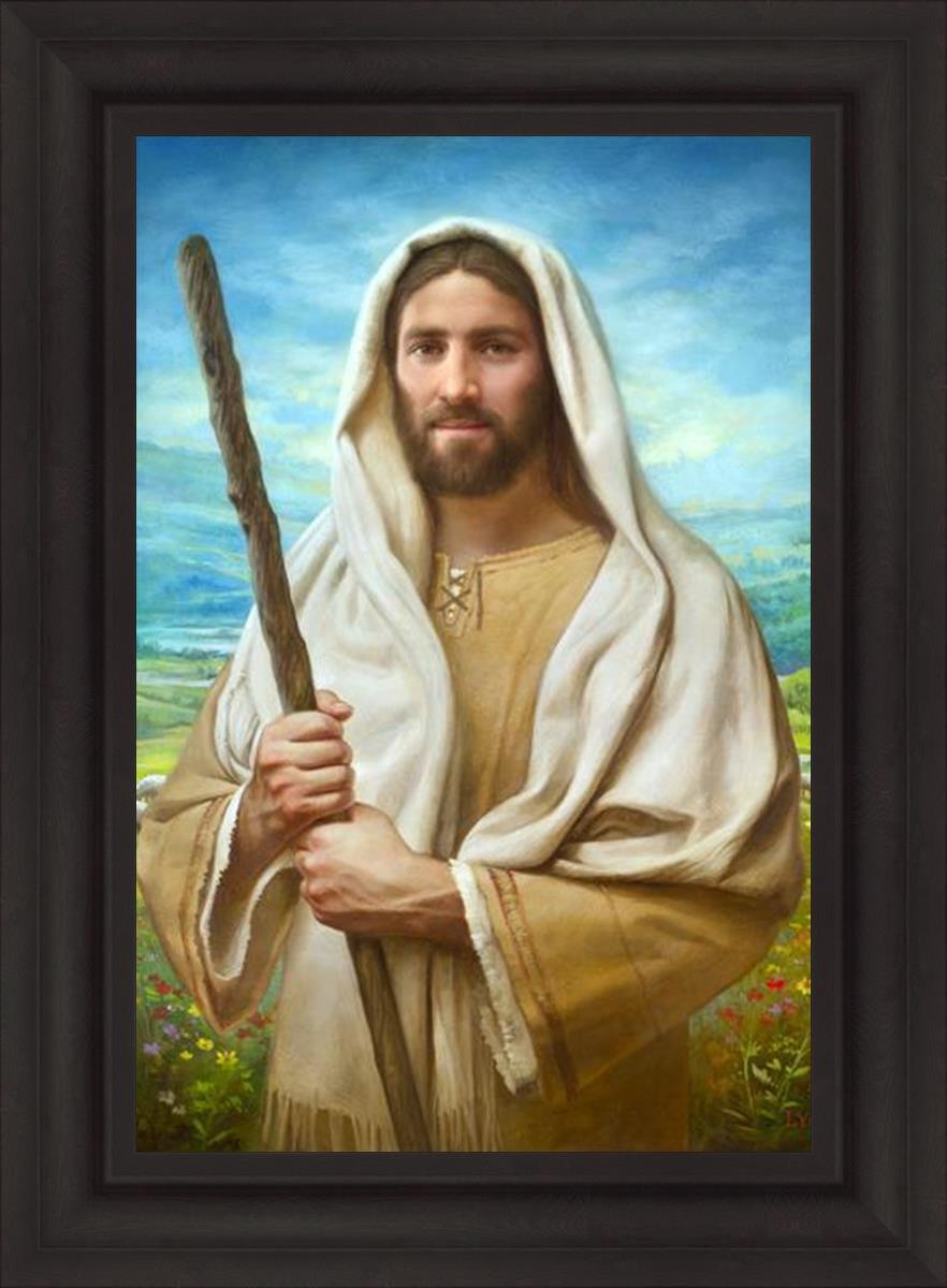 Feed My Sheep by Howard Lyon - Inspirational Christian Art Print for Home, Office & Church Decor - Perfect for Gifts & Spiritual Encouragement