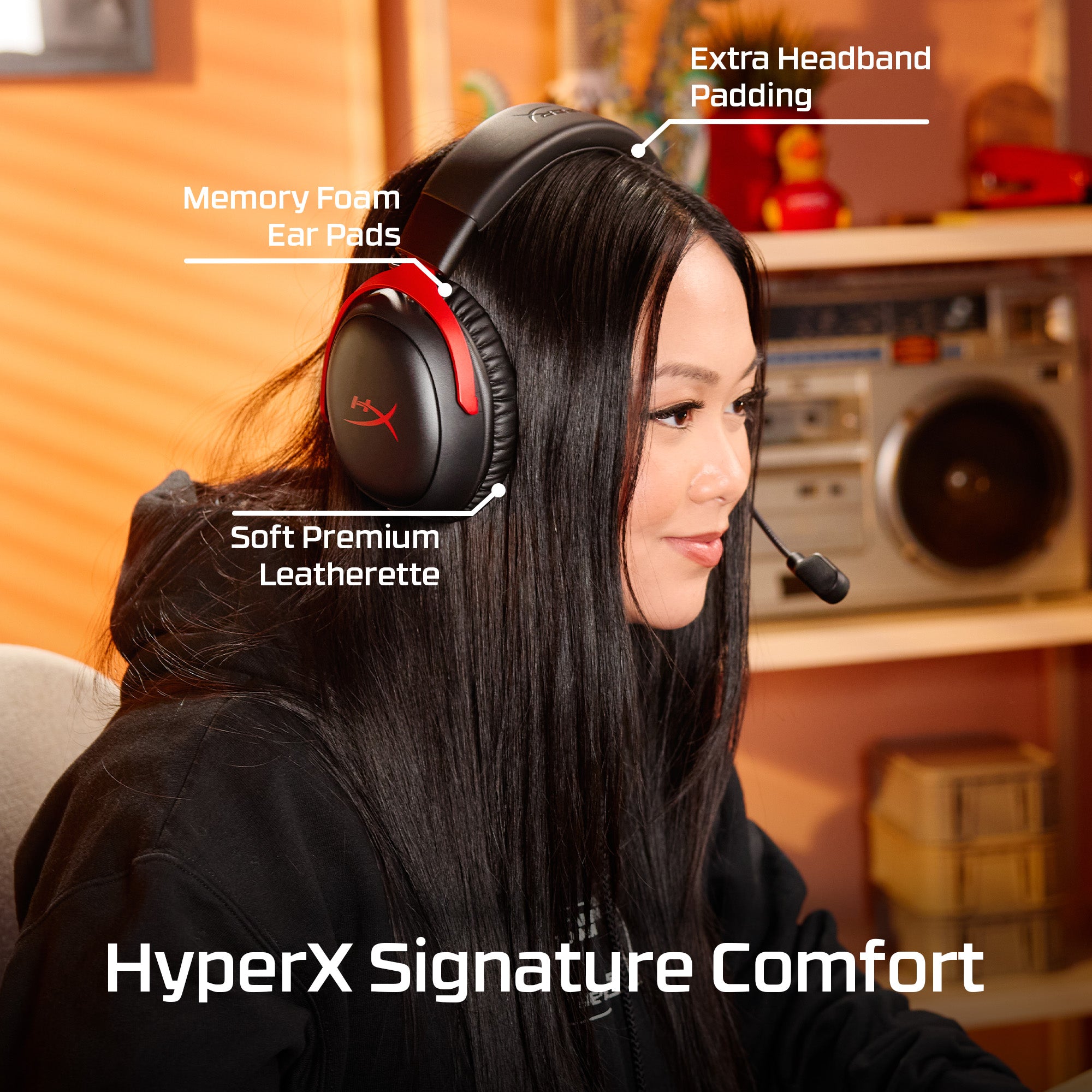 HyperX Cloud III S Wireless Gaming Headset - 7.1 Surround Sound, Noise Cancelling Mic - Perfect for PC, PS5, Xbox & Competitive Gaming