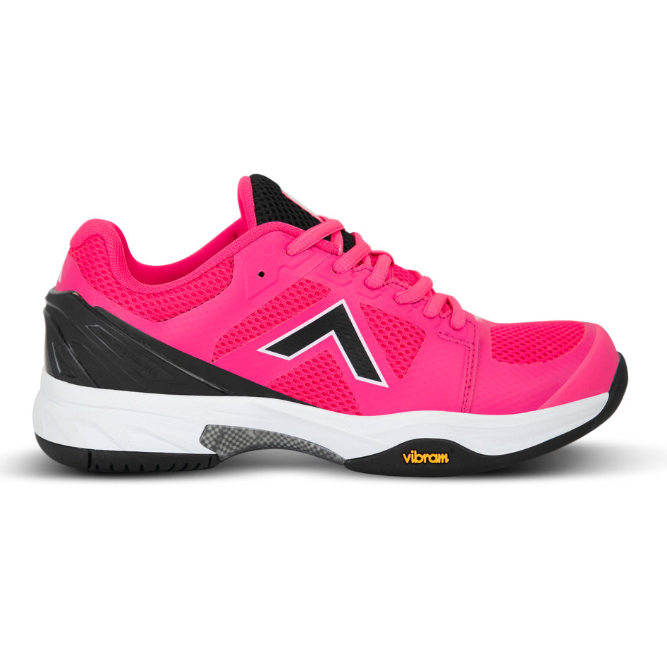 Tyrol Striker Pro V Women's Pickleball Shoes - Pink & Black | Lightweight Court Shoes for Pickleball, Tennis & Volleyball | Non-Slip Cushioned Support for Indoor & Outdoor Play