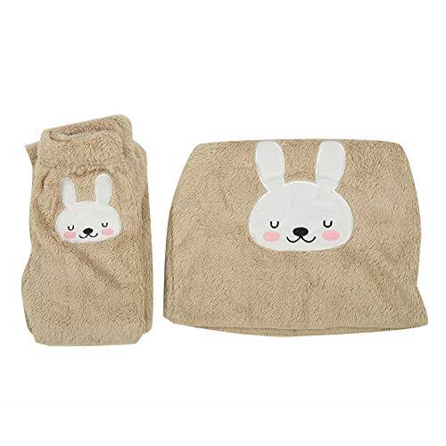 Adorable Bunny Vest & Pants Outfit Set for Baby Girls - Sleeveless Spring/Autumn Newborn Clothes (Apricot) | Perfect for Easter, Family Photos & Special Occasions