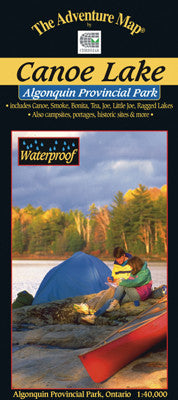 Chrismar Canoe Lake Map - Waterproof & Detailed Topographic Map for Canoeing, Kayaking & Fishing Adventures in Canada's Wilderness