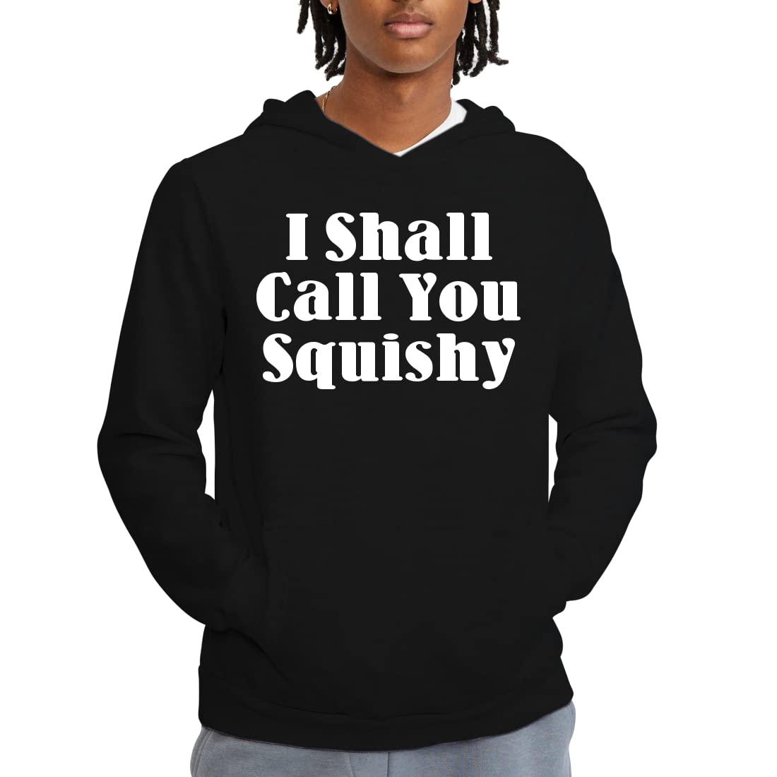 Men's Squishy Hoodie Sweatshirt - Soft & Comfortable Pullover for Casual Wear, Gaming, and Outdoor Activities