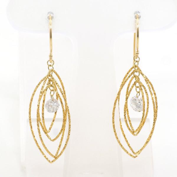 18K Yellow Gold Diamond Earrings for Women - Luxury Stud Earrings with Real Diamonds - Perfect for Weddings, Anniversaries & Special Occasions
