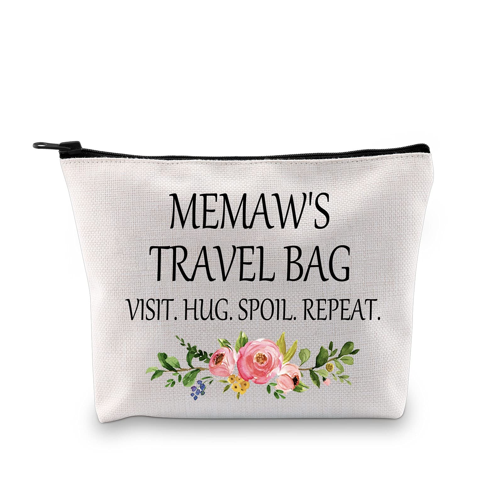 Memaw Travel Toiletry Bag - Birthday Gift for Grandma, Perfect for Travel & Makeup