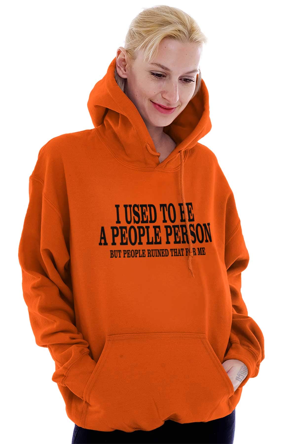 Brisco Brands Anti-Social Hoodie Sweatshirt for Women & Men - Soft Unisex Pullover for Casual Wear, Street Style & Relaxing at Home