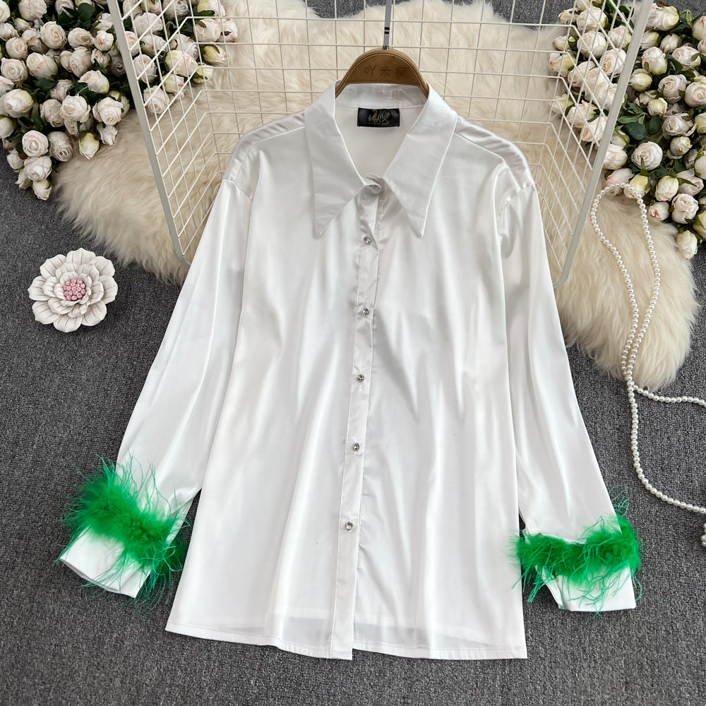 white green