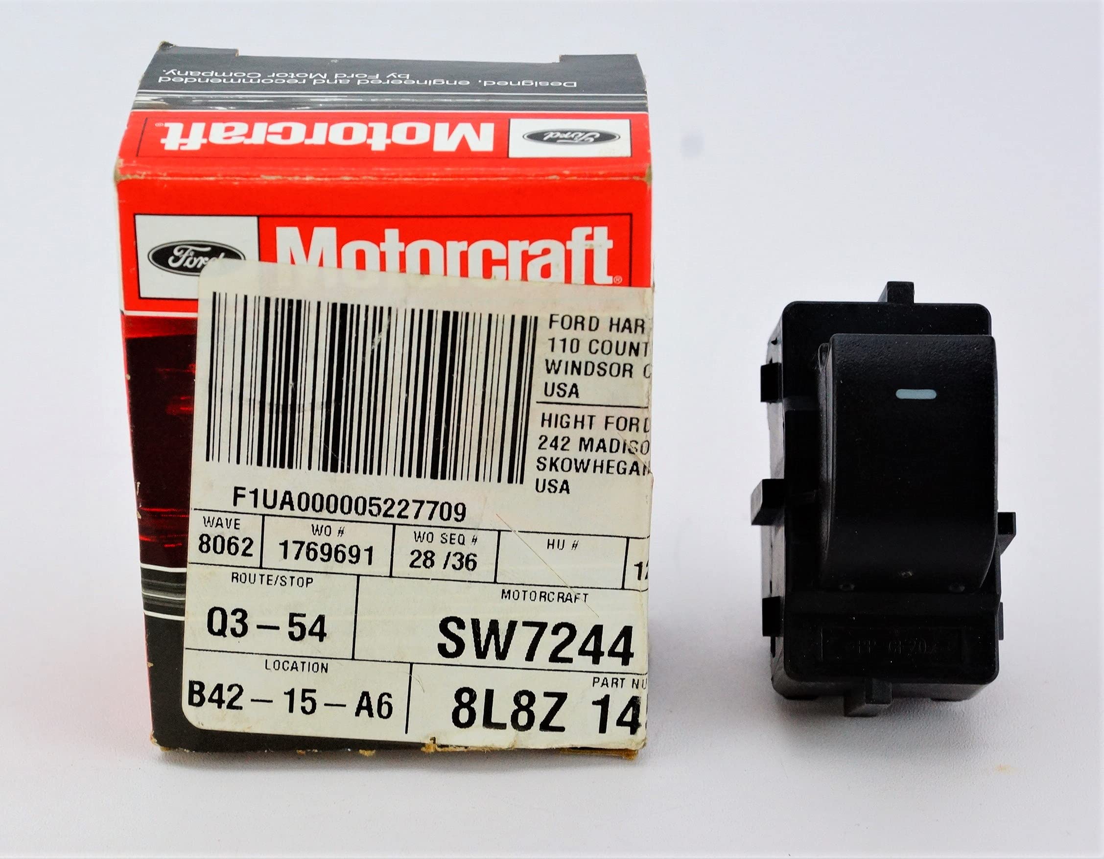 Motorcraft Switch - High Performance Automotive Electrical Switch for Ford, Lincoln, Mercury Vehicles | Perfect for Engine Control, Lighting & Accessory Circuits