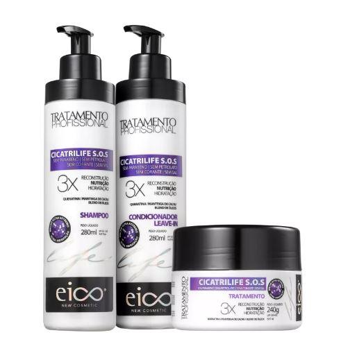 Cicatrilife SOS Reconstruction Nutrition Hydration Treatment Kit - 3 Products for Skin Repair & Hydration | Post-Surgery, Wound Care & Dry Skin Treatment